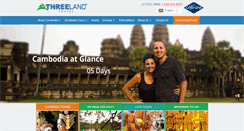 Desktop Screenshot of cambodia.threeland.com